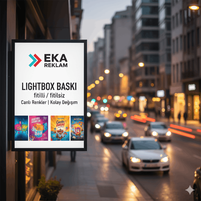 Lightbox Baskı (Fitilli/Fitilsiz)