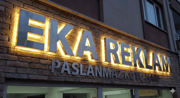 Paslanmaz Kutu Harf